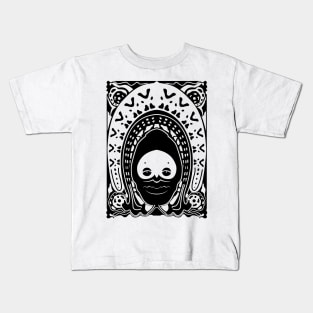 Grimoire Noir (Black on White) Kids T-Shirt